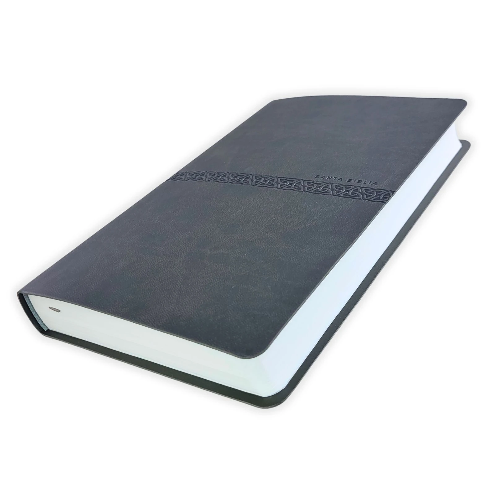 Biblia Letra Grande Tamaño Manual – RVR 1960 Imitacion Piel Gris - Imagen 2