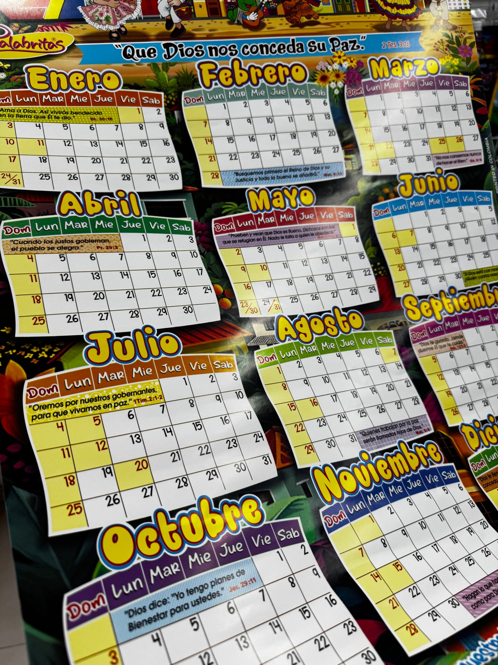 Calendario Pared Palabritas 2027 - Imagen 6