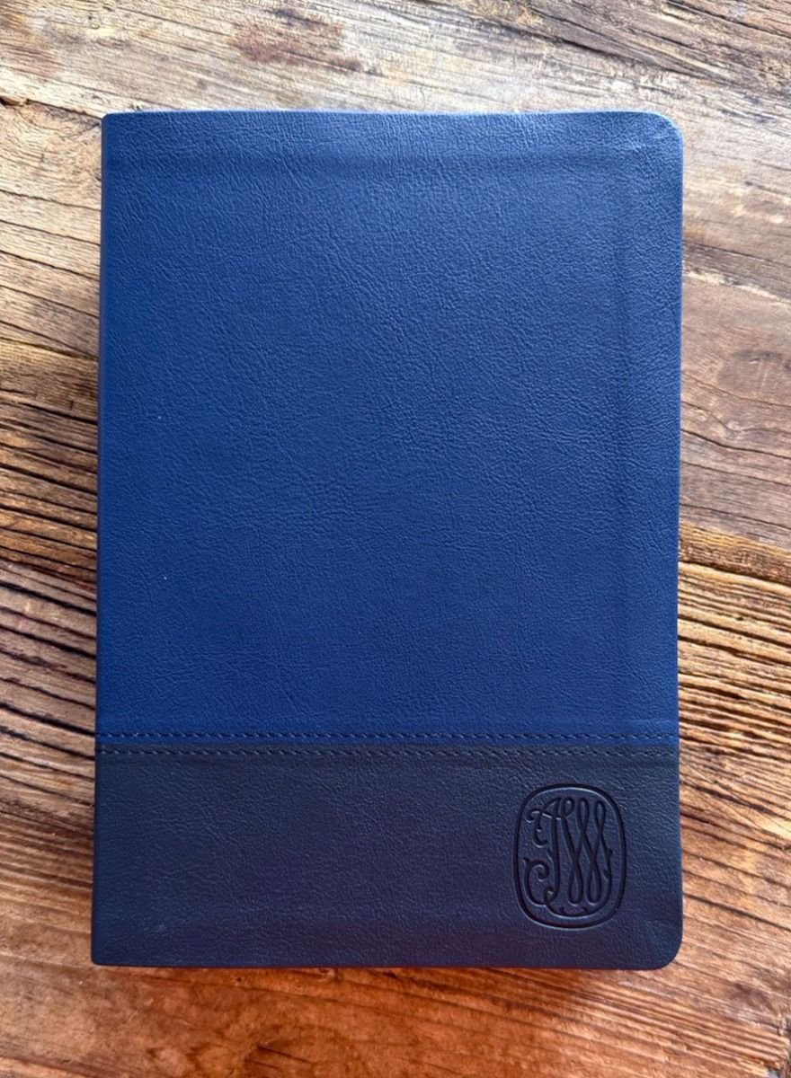 Biblia de Estudio John Wesley Reina Valera 1960 Duotono Azul - Imagen 4