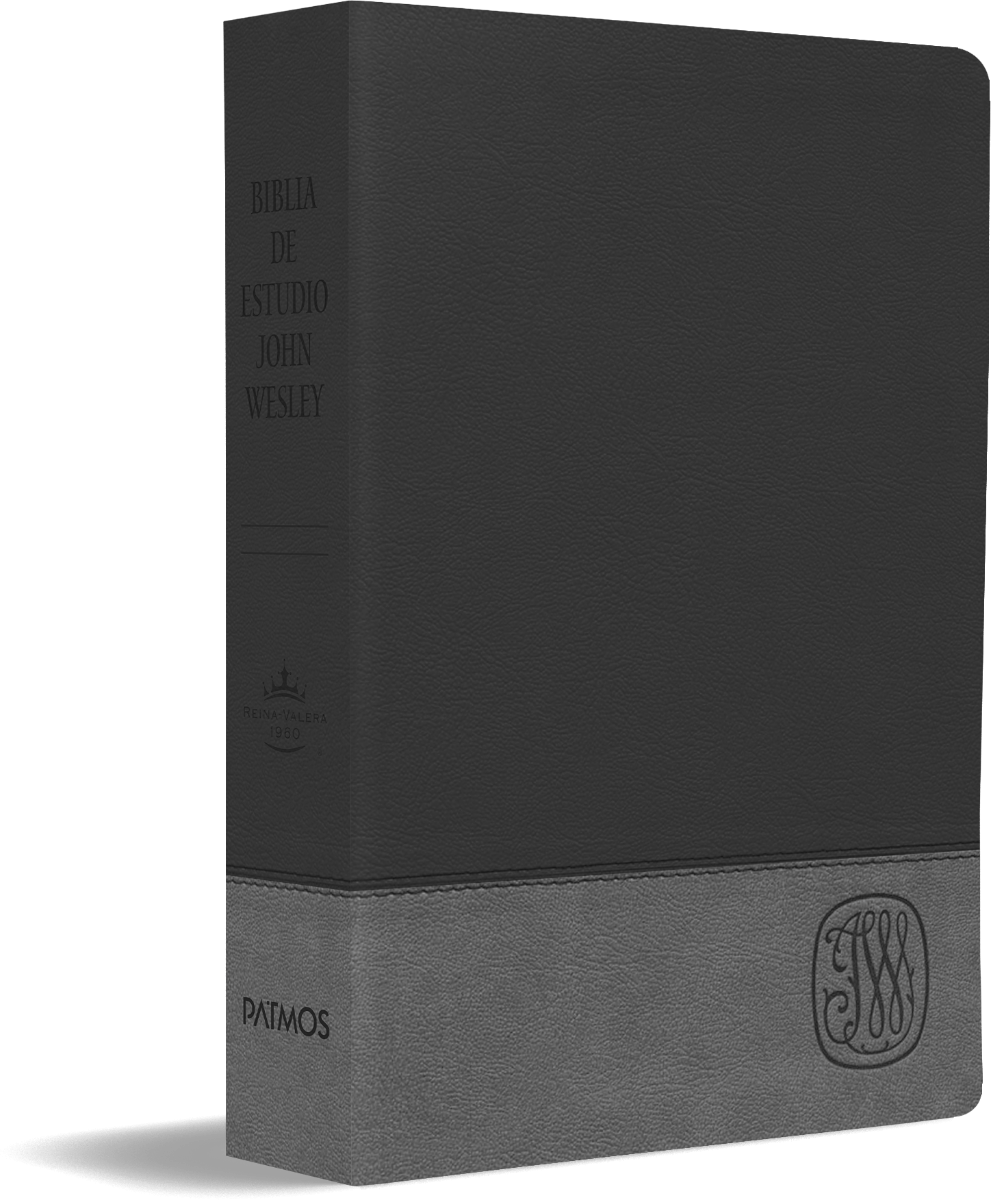 Biblia de Estudio John Wesley Reina Valera 1960 Duotono Negro - Imagen 3